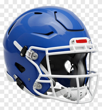 Blue Football Helmet PNG