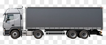 Gray Delivery Truck PNG