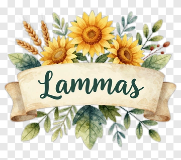 Sunflower Arrangement With Lammas Banner PNG