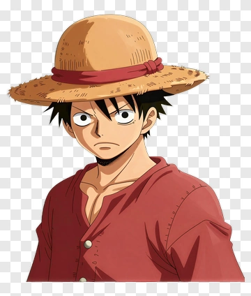 Straw Hat Character PNG