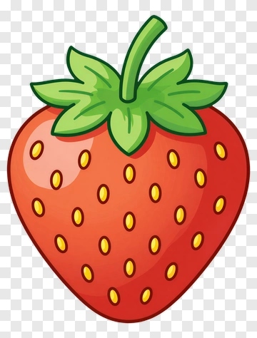 Cartoon Strawberry PNG