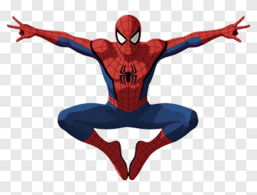 Spider-Man Posing In A Dynamic Action Stance PNG