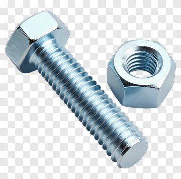 Metal Bolt And Nut PNG