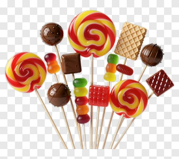 Colorful Candy Bouquet PNG