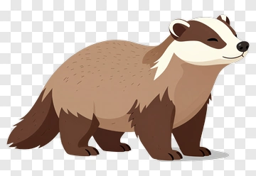 Cartoon Badger PNG
