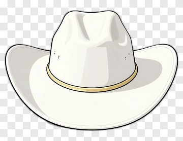 White Cowboy Hat PNG