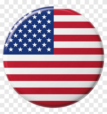American Flag Button PNG