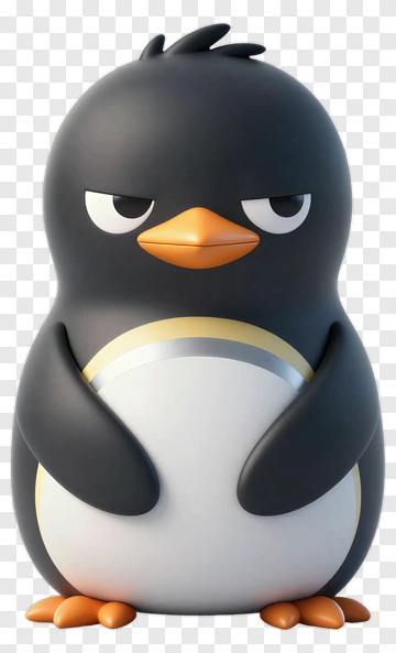 Cartoon Penguin Character PNG