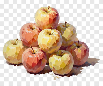 Colorful Pile Of Apples PNG