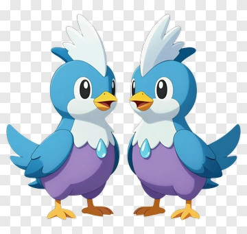 Cartoon Bird Character PNG