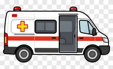 Cartoon Ambulance PNG