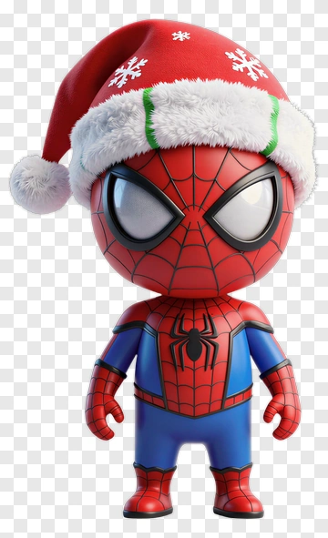 Christmas Spider-Man Figure PNG