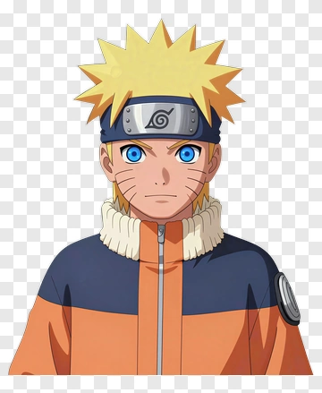 Anime Character With Spiky Blonde Hair PNG