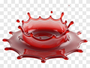Red Liquid Splash PNG