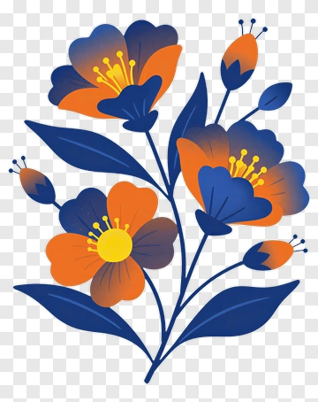 Colorful Flower Bouquet PNG