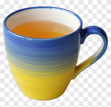 Colorful Mug With Tea PNG