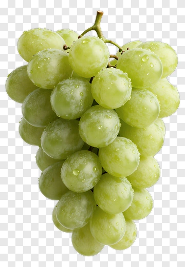 Fresh Green Grapes PNG