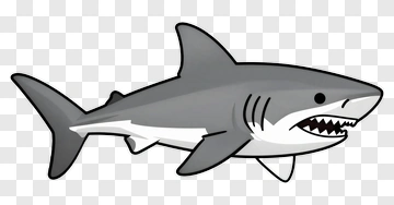 Cartoon Shark PNG