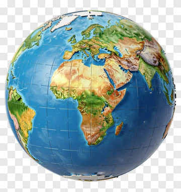 Globe Puzzle Of Earth PNG
