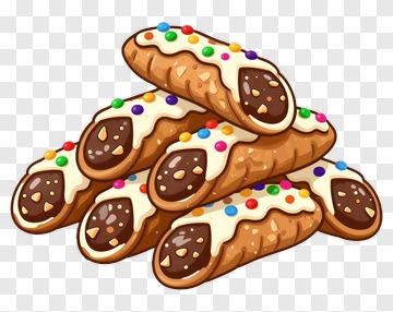 Colorful Cookie Stack PNG