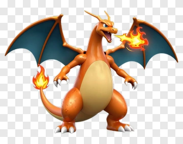 Charizard Breathing Fire PNG