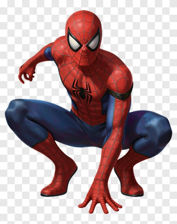 Spider-Man In A Dynamic Pose PNG
