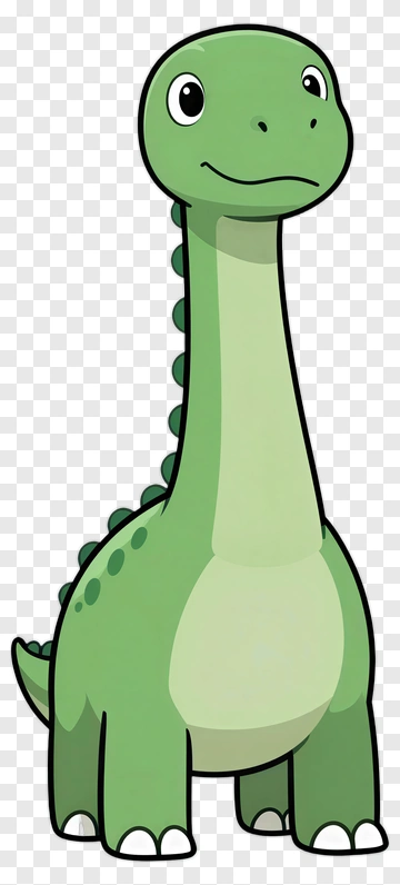 Cartoon Green Dinosaur PNG