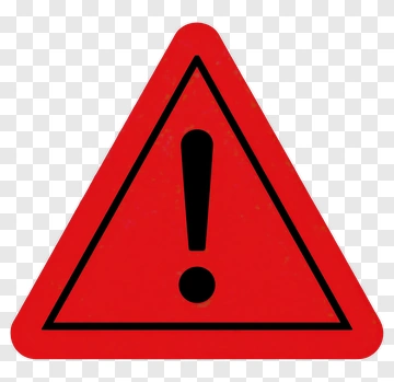 Warning Sign With Exclamation Mark PNG