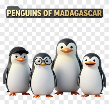 Penguins Of Madagascar Characters PNG