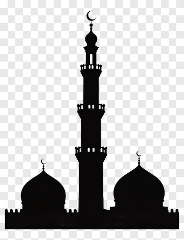 Silhouette Of A Mosque PNG