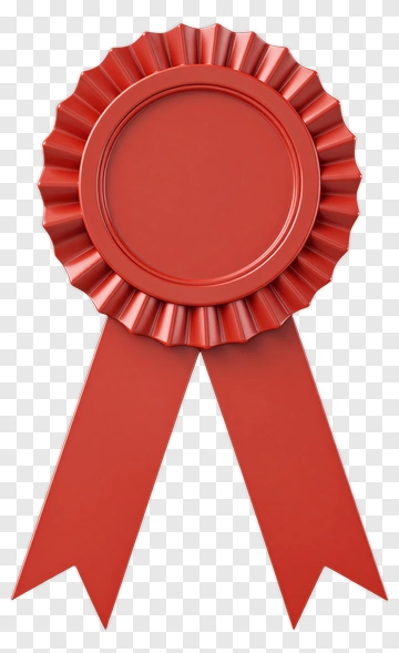 Red Award Ribbon PNG
