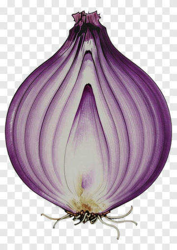 Sliced Red Onion PNG