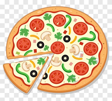 Pizza With Toppings PNG