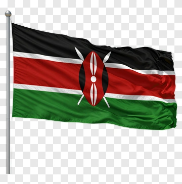 Kenyan Flag PNG