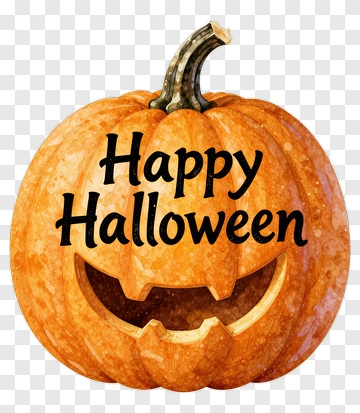 Happy Halloween Pumpkin PNG