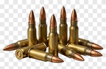 Ammunition Bullets Stacked Together PNG