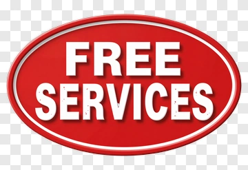 Free Services Sign PNG