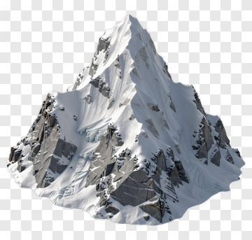 Snow-Capped Mountain PNG