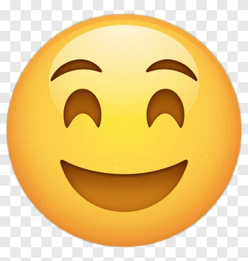 Smiling Emoji Face PNG