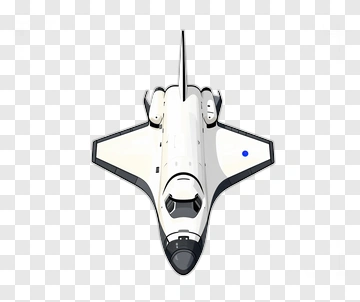 Space Shuttle Top View PNG