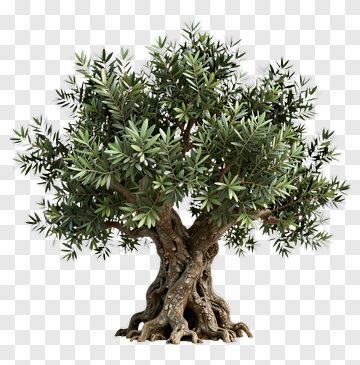 Olive Tree With Lush Green Leaves PNG