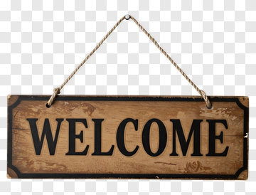 Welcome Sign PNG