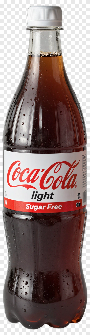 Coca-Cola Light Sugar Free Bottle PNG
