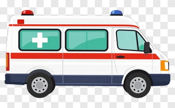 Cartoon Ambulance Vehicle PNG