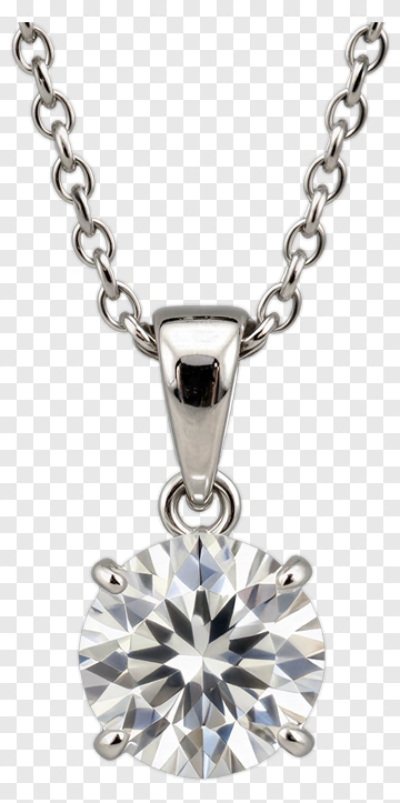 Diamond Pendant Necklace PNG