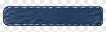 Denim Label With Stitching PNG
