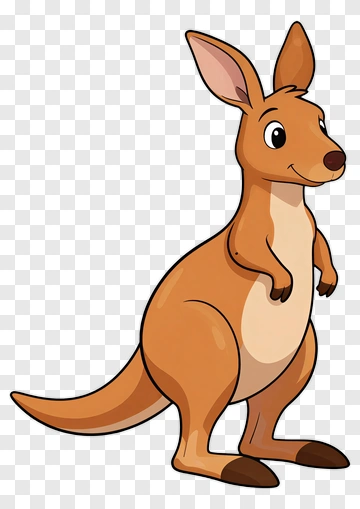 Cartoon Kangaroo PNG