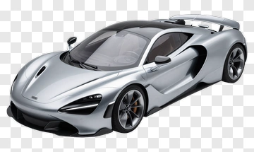 Silver Sports Car PNG