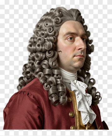 Historical Portrait Of A Man In Period Clothing PNG