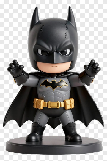 Cartoon Batman Action Figure PNG